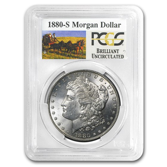 1878-1904 Stage Coach Morgan Dollar BU PCGS 1878-1904 Stage Coach Morgan Dollar BU PCGS